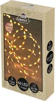 Anna's Collection LED kerstverlichting koperdraad 66 lampjes 1m, classic warm - afbeelding 1