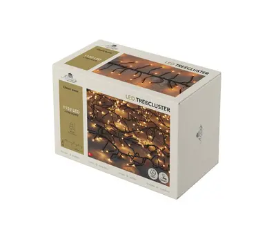 Anna's Collection LED kerstverlichting treecluster 1152 lampjes 15m, classic warm - afbeelding 2