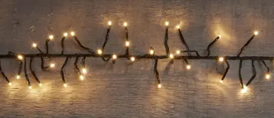 Anna's Collection LED kerstverlichting treecluster 1920 lampjes 25m, warm wit - afbeelding 4