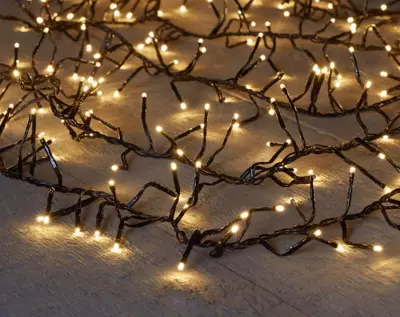 Anna's Collection LED kerstverlichting treecluster 1920 lampjes 25m, warm wit - afbeelding 3