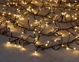 Anna's Collection LED kerstverlichting treecluster 1920 lampjes 25m, warm wit - afbeelding 3