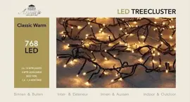 Anna's Collection LED kerstverlichting treecluster 768 lampjes 10m, classic warm - afbeelding 2