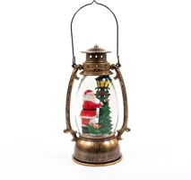 Anna's Collection LED lantaarn kerstman 14,5 x 24cm - afbeelding 2