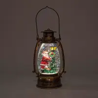 Anna's Collection LED lantaarn kerstman 14,5 x 24cm - afbeelding 3