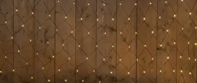 Anna's Collection LED netverlichting 240 lampjes 2 x 2m zwart draad, classic warm - afbeelding 2