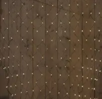 Anna's Collection LED netverlichting 240 lampjes 200 x 200cm, warm wit - afbeelding 1