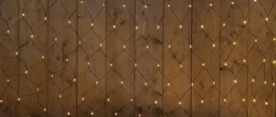 Anna's Collection LED netverlichting 480 lampjes 2 x 4m zwart draad, classic warm - afbeelding 2