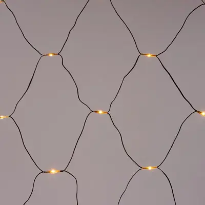 Anna's Collection LED netverlichting 480 lampjes 2 x 4m zwart draad, classic warm - afbeelding 3