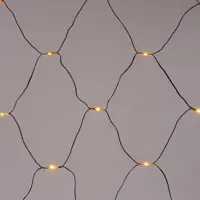 Anna's Collection LED netverlichting 480 lampjes 2 x 4m zwart draad, classic warm - afbeelding 3