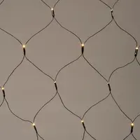 Anna's Collection LED netverlichting basisset koppelbaar 96 lampjes 150 x 120cm, warm wit - afbeelding 2