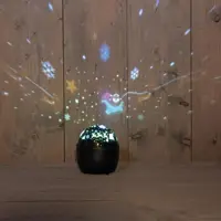 Anna's Collection LED projector kerstfiguren Ø 11,5 x 13cm, warm wit - afbeelding 1