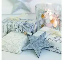 Anna's Collection LED schilderij canvas ster 30 x 30cm - afbeelding 1