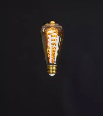 Anna's Collection Led spiraal lamp 64x145mm 2w/e27 dimbaar