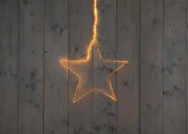 Anna's Collection LED ster 300 lampjes zwart Ø 56cm, classic warm - afbeelding 2