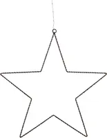 Anna's Collection LED ster 300 lampjes zwart Ø 56cm, classic warm - afbeelding 1