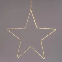 Anna's Collection LED ster metaal 300 lampjes wit Ø 56cm, warm wit - afbeelding 1