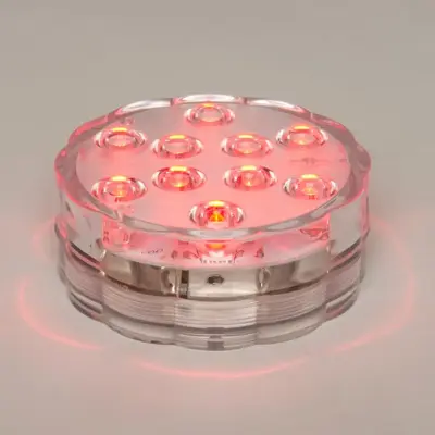 Anna's Collection LED theelicht jumbo 10 lampjes 7 x 2,5cm, kleurveranderend - afbeelding 1