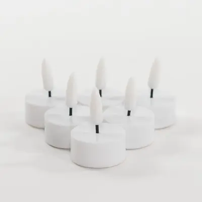 Anna's Collection LED theelichtje 6 stuks warm wit - afbeelding 1