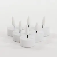 Anna's Collection LED theelichtje 6 stuks warm wit - afbeelding 1