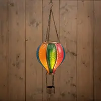 Anna's Collection Luchtballon solar met vlameffect 20 x 62 cm multi kopen?