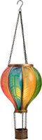 Anna's collection luchtballon solar met vlameffect 29x81cm multi kopen?