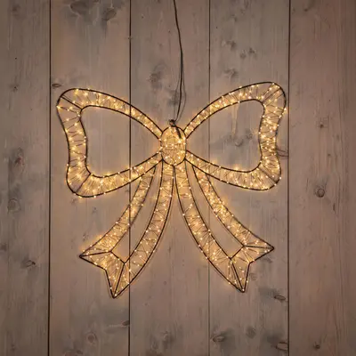 Anna's Collection metalen strik – 556 LED, 54 cm, classic warm - afbeelding 1