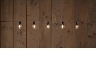 Anna's Collection Partylights 10 LED 5 meter 4cm transparant