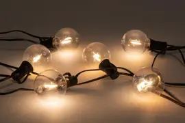 Anna's Collection Partylights helder 10 lampjes, 5 m, op batterijen - afbeelding 2