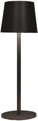 Anna's Collection portable tafellamp 9 x 26,5cm, zwart - afbeelding 1