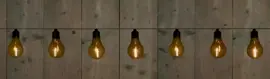 Anna's Collection Solar 10 partylights filament 4.5m Geel - afbeelding 2