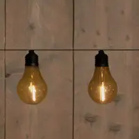 Anna's Collection Solar 10 partylights filament 4.5m Geel - afbeelding 1