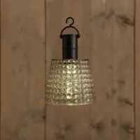 Anna's Collection Solar hanglamp smokey 12,5 x 12,5 x 16 cm warm wit - afbeelding 1