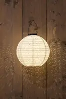 Anna's Collection Solar lampion 25 cm wit - afbeelding 2