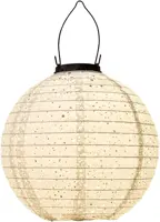 Anna's Collection Solar lampion 25 cm wit - afbeelding 1