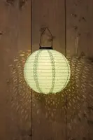 Anna's Collection Solar lampion 25cm sage groen - afbeelding 4
