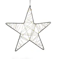 Anna's Collection ster 200led op batterij 56cm classic warm - afbeelding 1