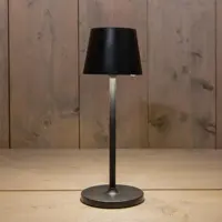 Anna's Collection Tafellamp solar 1 led 11x11x31cm zwart kopen?