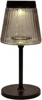 Anna's Collection tafellamp solar 1 led 15x14.5cm zwart kopen?