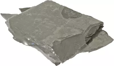 Aquarium steen slate black pak à 1,6 kg