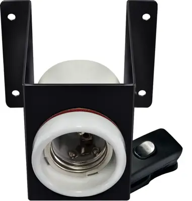 Arcadia keramische lamphouder met beugel - afbeelding 4