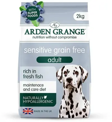 Arden Grange Sensitive adult vis&aardappel 2kg - afbeelding 1