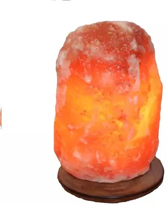 Art bizniZ tafellamp zoutkristal himalaya salt dreams 15x25cm oranje - afbeelding 1
