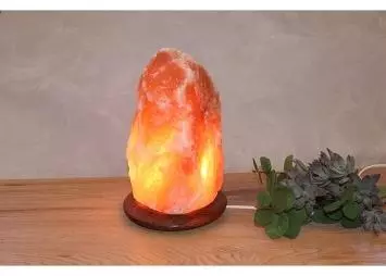 Art bizniZ tafellamp zoutkristal himalaya salt dreams 15x25cm oranje - afbeelding 3