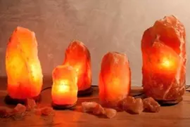 Art bizniZ tafellamp zoutkristal himalaya salt dreams 15x25cm oranje - afbeelding 2