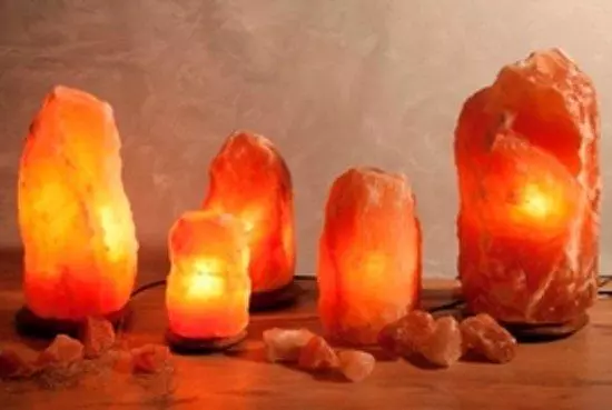 Art bizniZ tafellamp zoutkristal himalaya salt dreams 19x19cm oranje - afbeelding 4