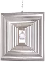 Art bizniZ windspinner rvs vierkant 12cm zilver - afbeelding 1