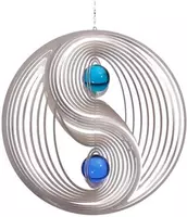 Art bizniZ windspinner rvs ying yang 23.4cm zilver - afbeelding 1