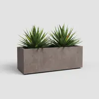 Artevasi sydney kunststof plantenbak 99.5x39.5x43cm taupe - afbeelding 2