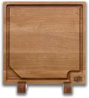 Baas Boards snijplank vierkant 39x39x4cm met voetjes - afbeelding 2