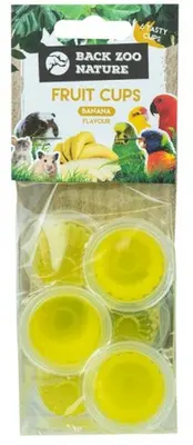 Back Zoo Nature vogelsnack fruitcup banana a 6 stuks